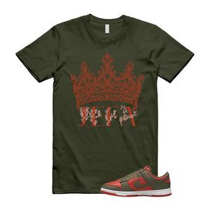 Dunk Mystic Red Cargo Khaki White Low T Shirt Match JEFA